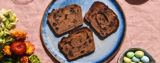 The best hot cross bun loaf. Ever.