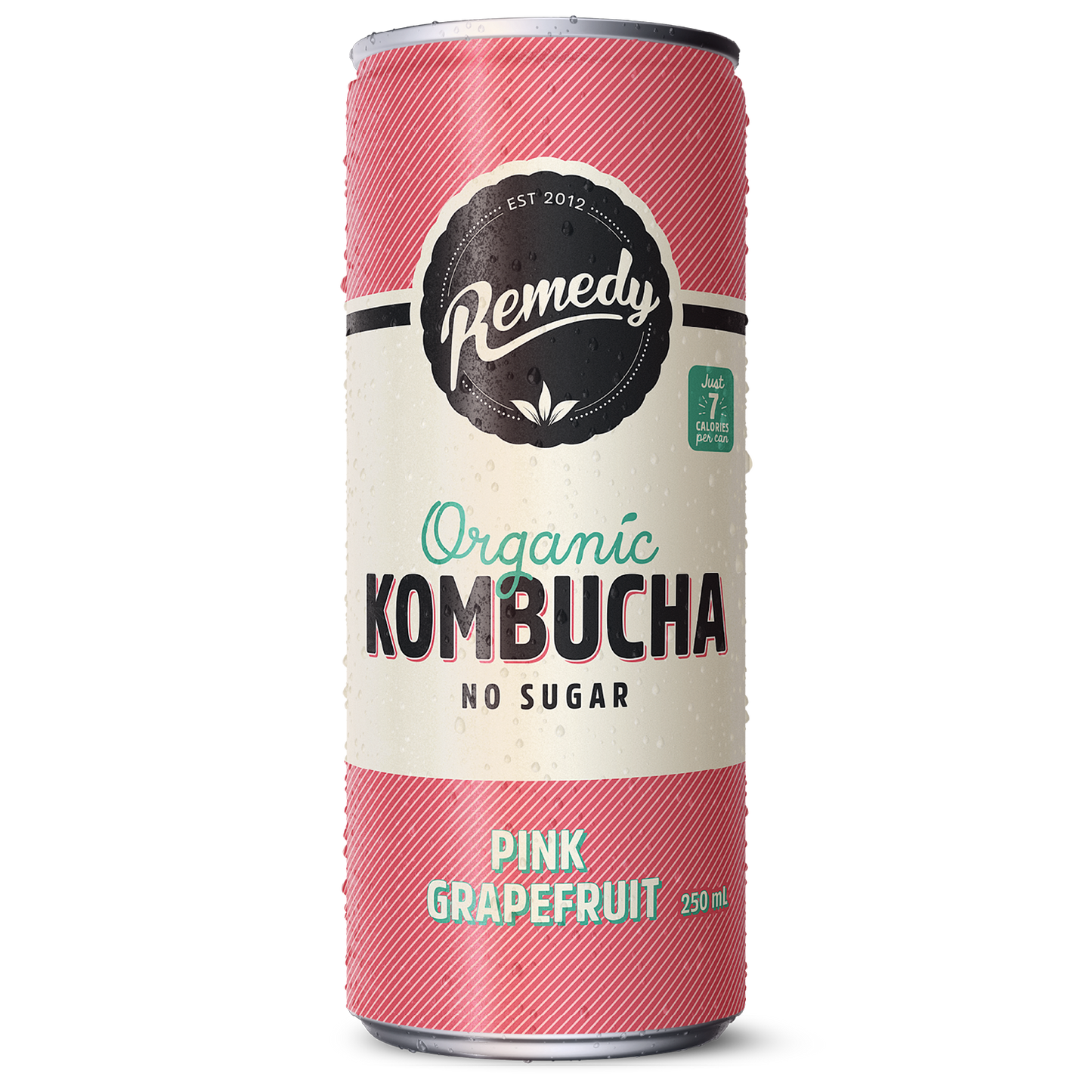 Remedy Kombucha Pink Grapefruit