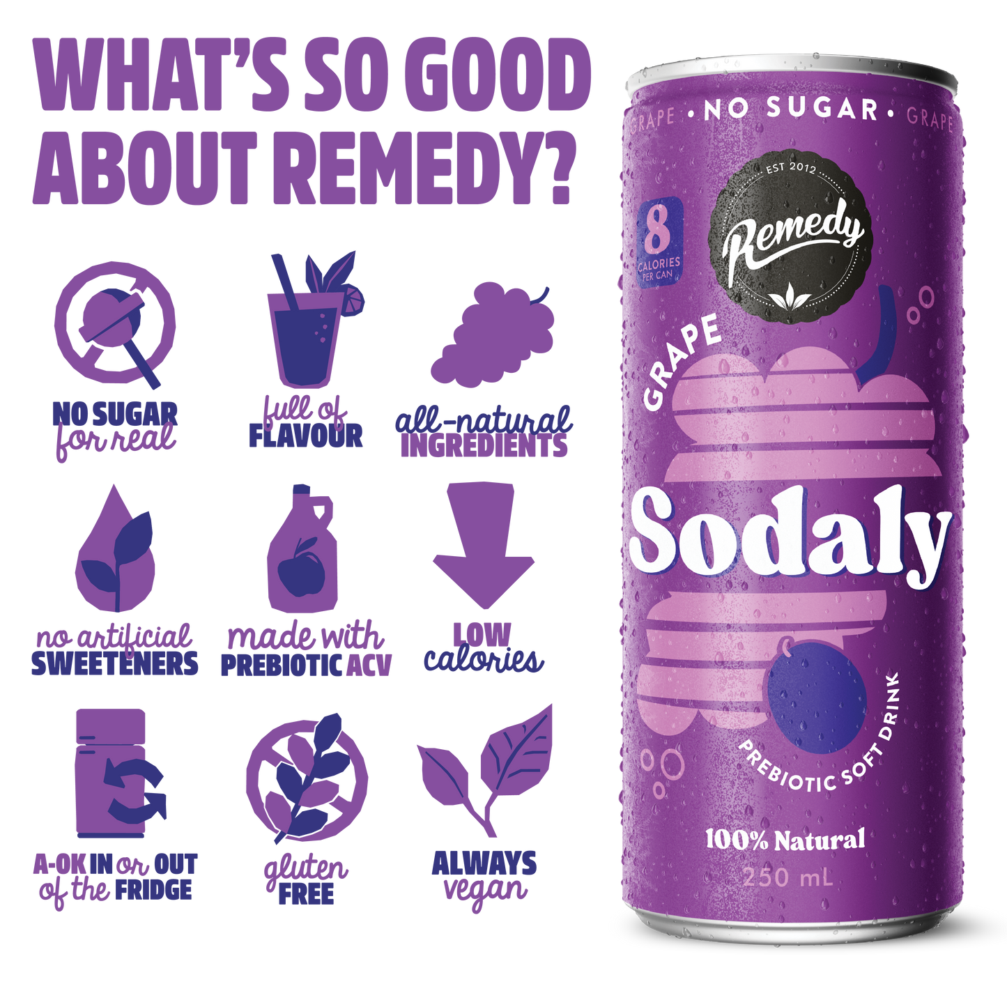 Remedy Sodaly Grape