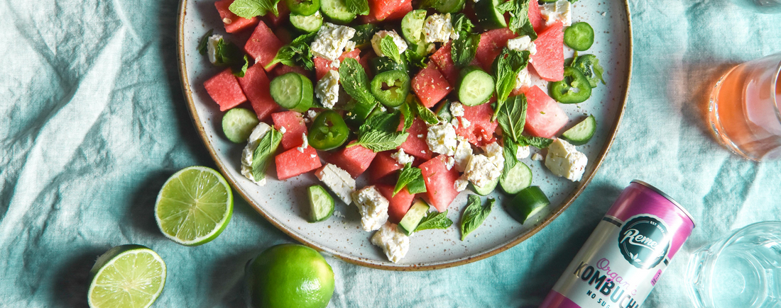 Summery Watermelon Tajin Salad