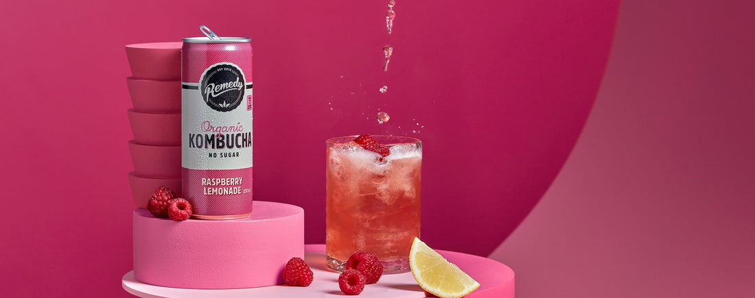 Remedy Drinks Raspberry Lemonade Kombucha