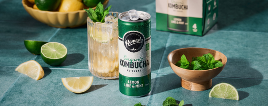 Remedy Drinks Lemon Lime and Mint Kombucha - Kombucha Questions Answered