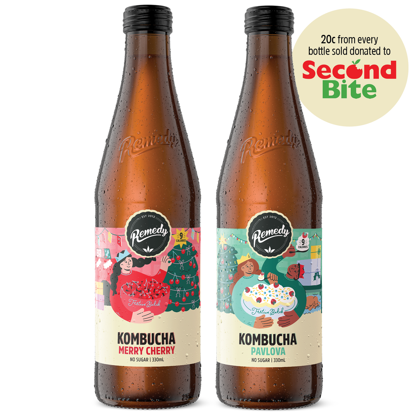 Remedy Kombucha Festive Batch Mixed Case