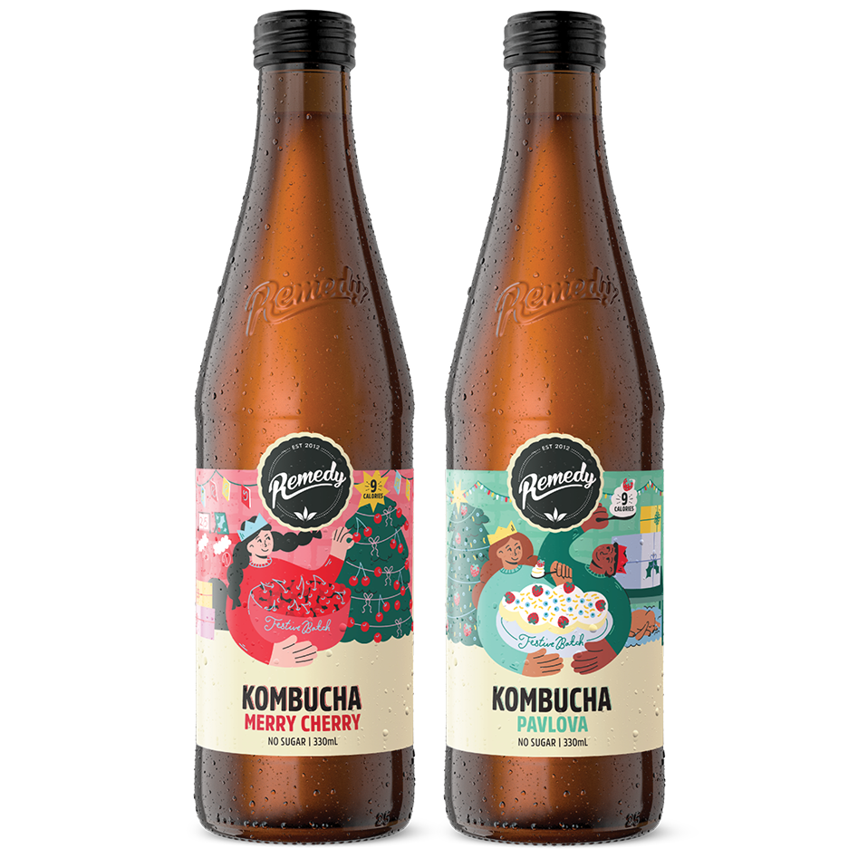 Remedy Kombucha Festive Batch Mixed Case