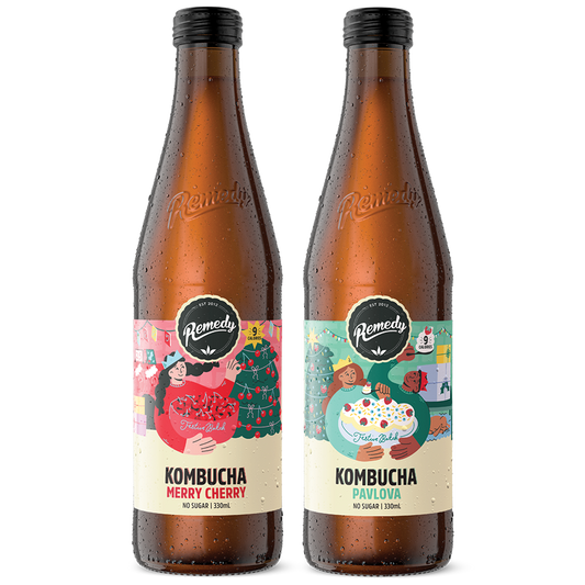 Remedy Kombucha Festive Batch Mixed Case