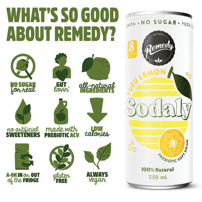 Remedy Sodaly Yuzu Lemon