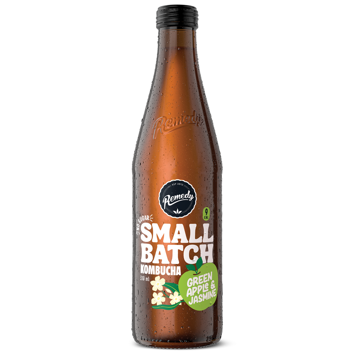 Remedy Kombucha Small Batch Green Apple & Jasmine