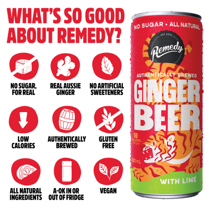 Remedy Ginger Beer With Lime