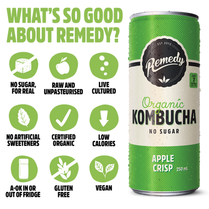 Remedy Kombucha Apple Crisp