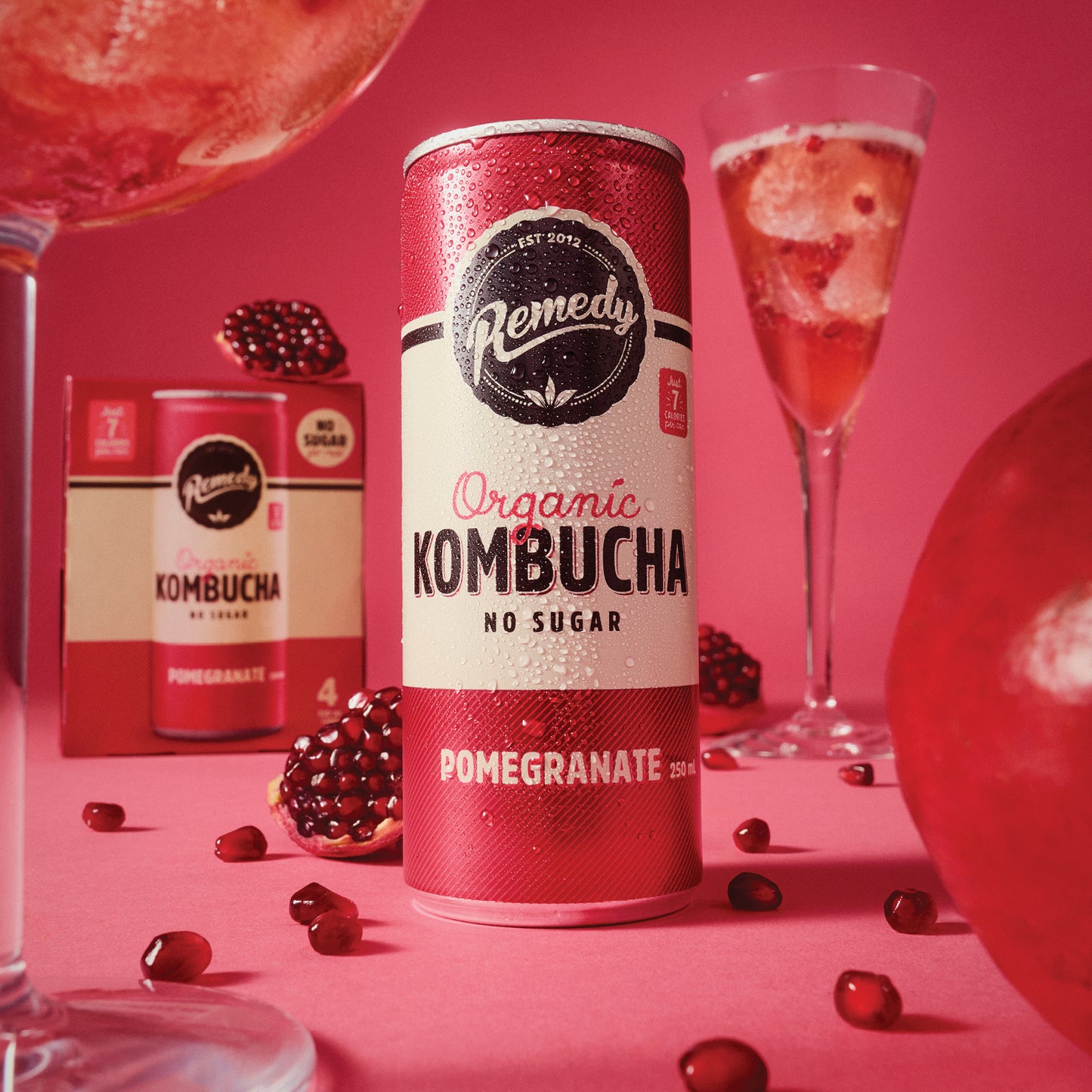 Remedy Kombucha Pomegranate