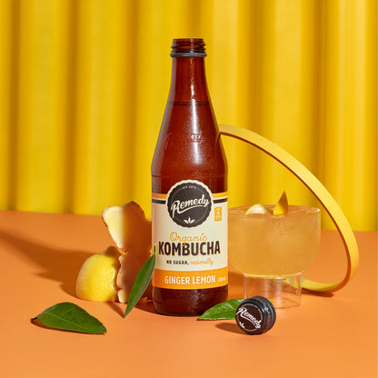 Remedy Kombucha Ginger Lemon