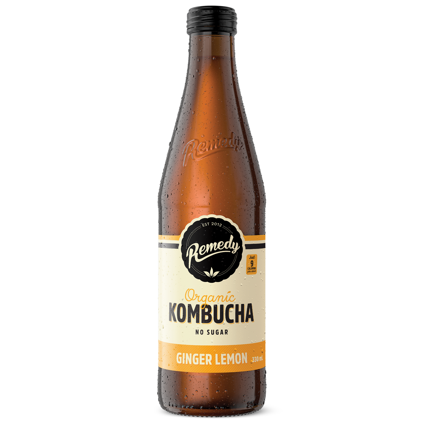 Ginger Lemon Kombucha No Sugar Drink Remedy Kombucha Remedy Drinks