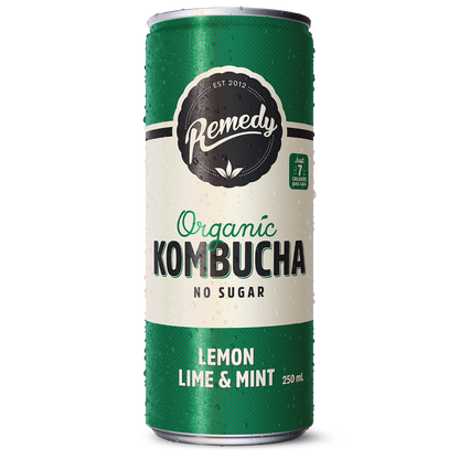 Remedy Kombucha Lemon Lime & Mint