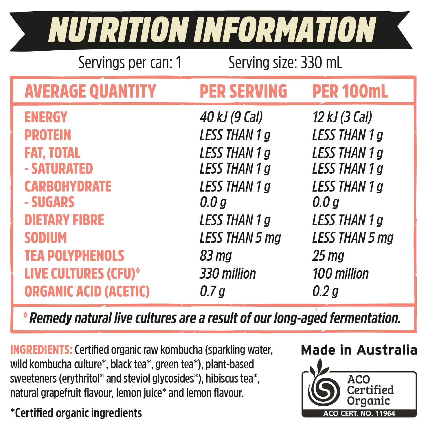 Pink Grapefruit Kombucha No Sugar Kombucha Remedy Drinks