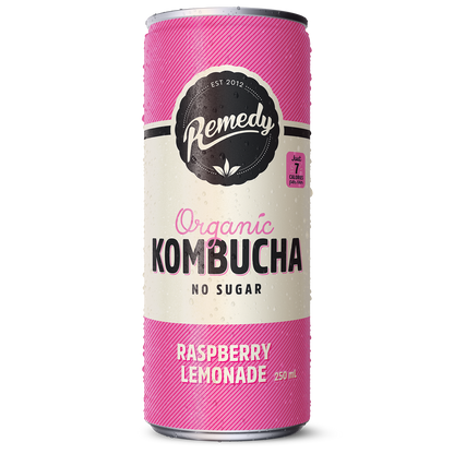 Remedy Kombucha Raspberry Lemonade