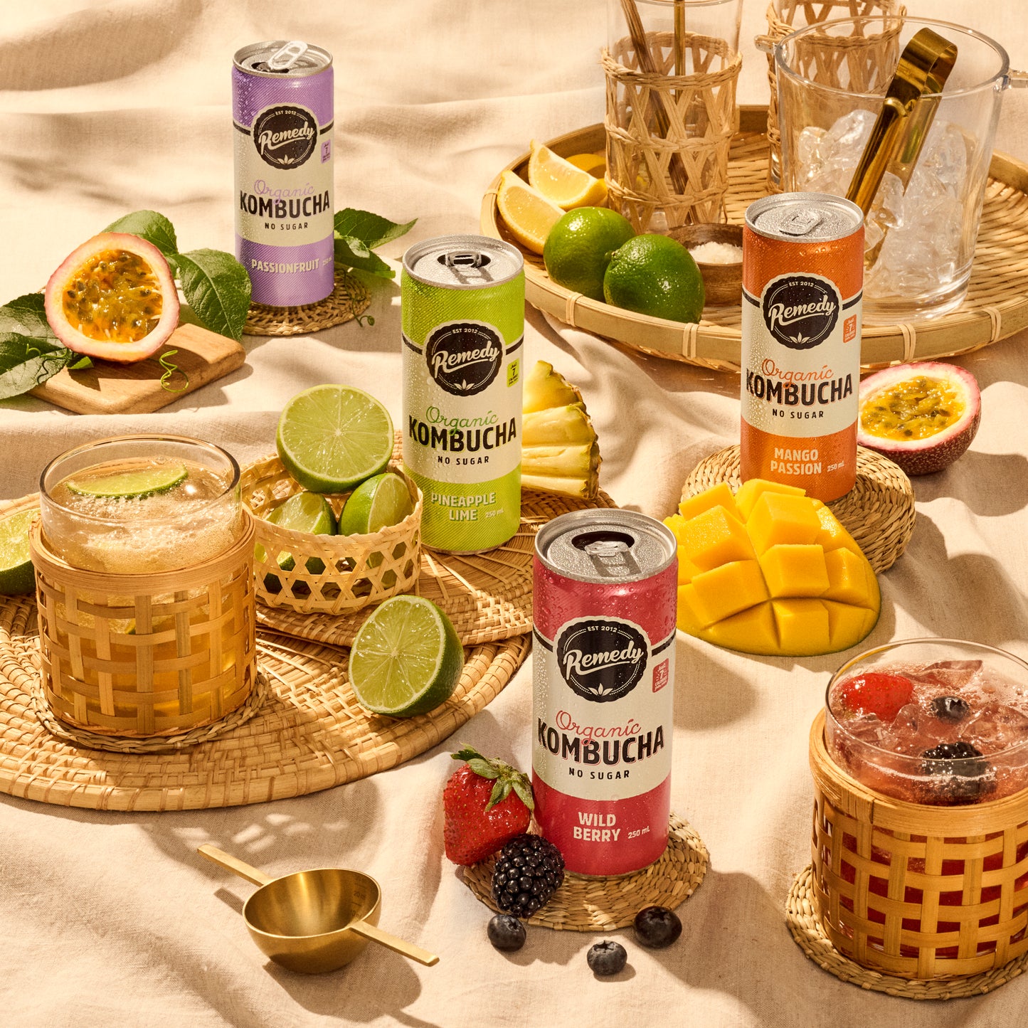Remedy Kombucha Fruity Faves