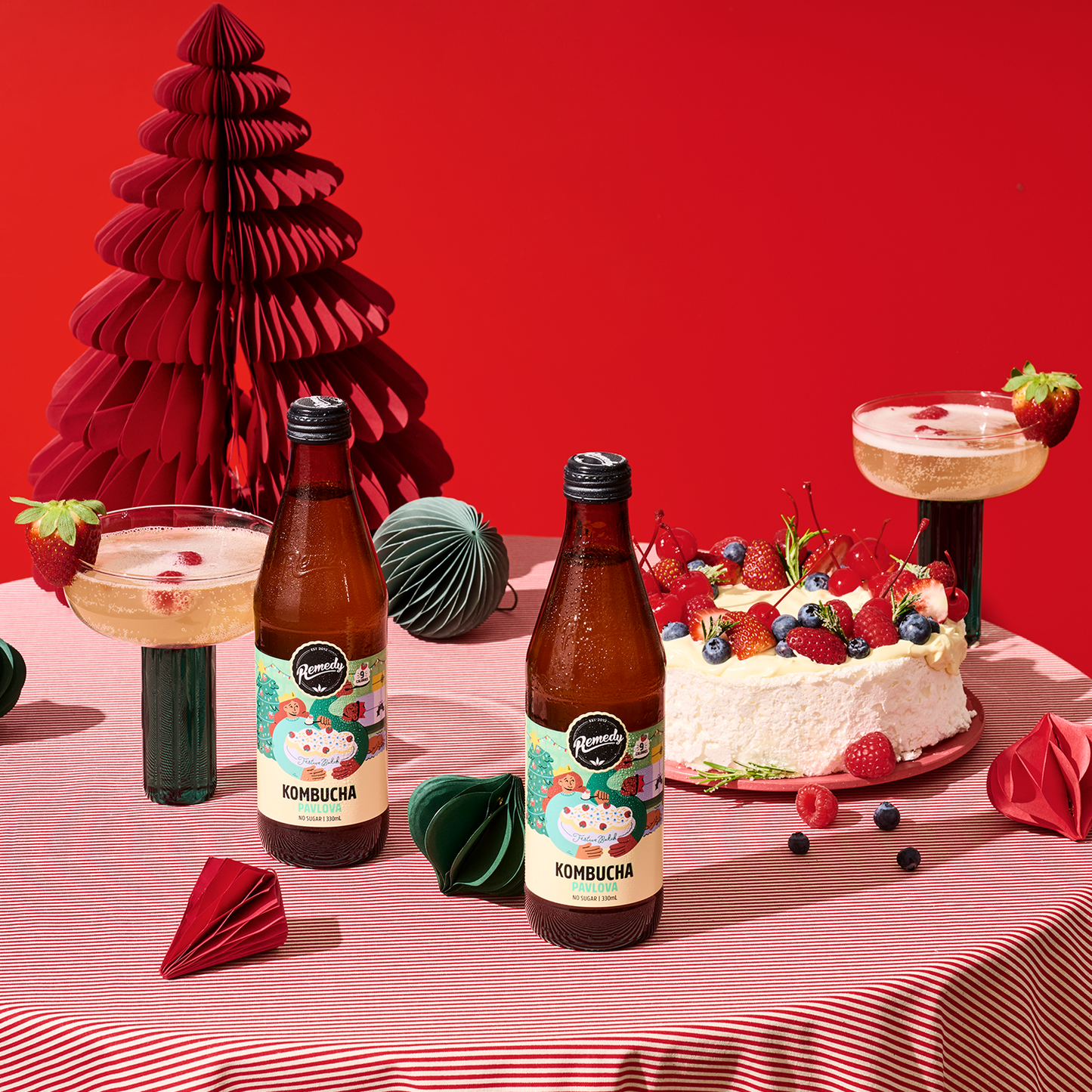 Remedy Kombucha Festive Batch Mixed Case