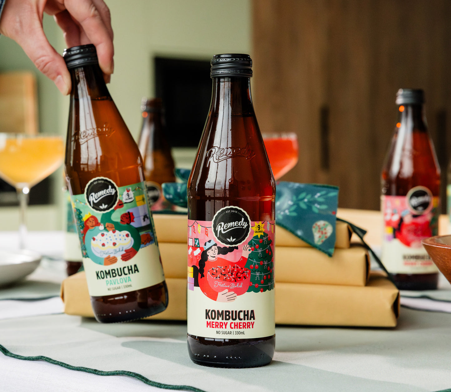 Remedy Kombucha Festive Batch Mixed Case