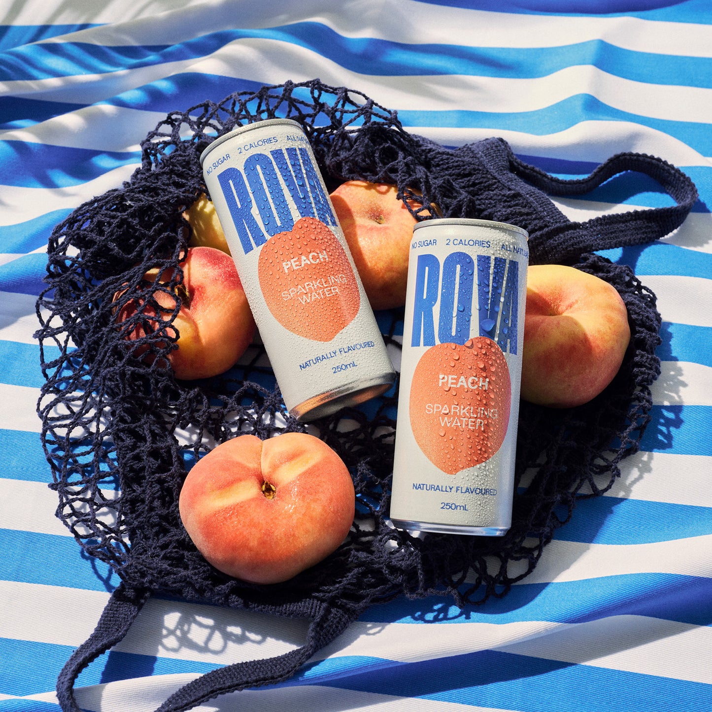 Rova Peach Sparkling Water