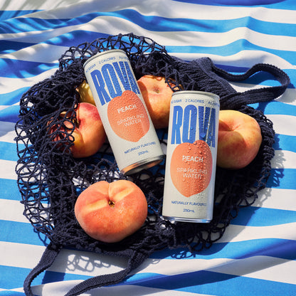 Rova Peach Sparkling Water