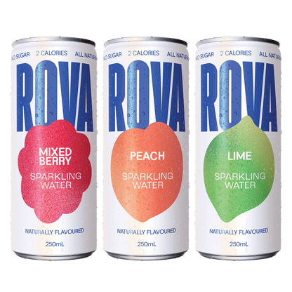 Rova Sparkling Water Bundle - 72 Cans
