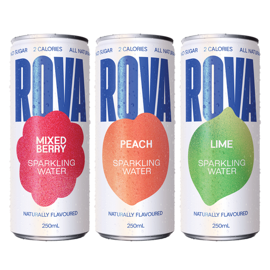 Rova Sparkling Water Bundle - 72 Cans