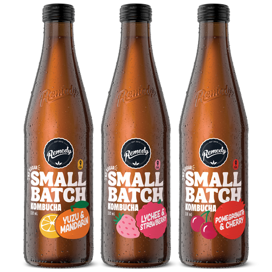 Remedy Kombucha Small Batch Mixed Case