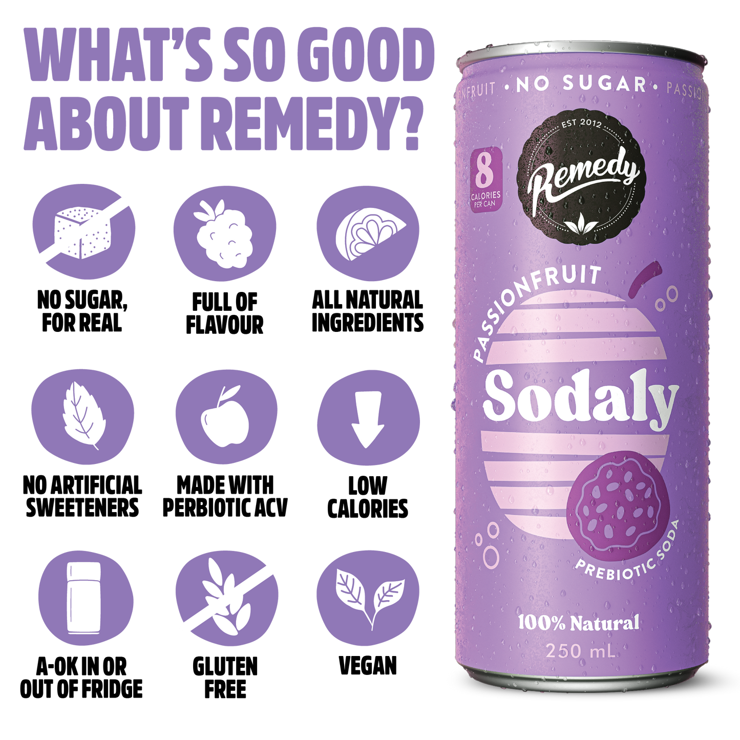 Remedy Sodaly Passionfruit