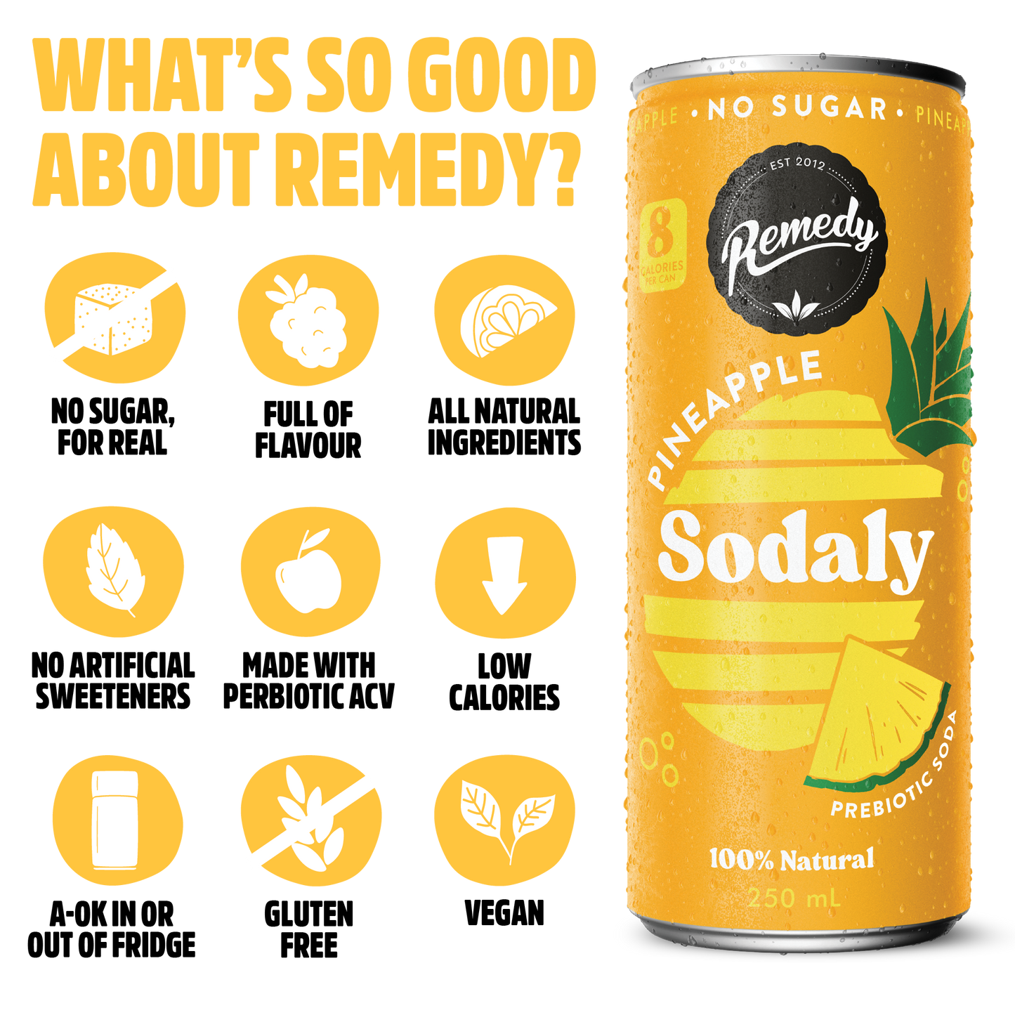 Remedy Sodaly Pineapple