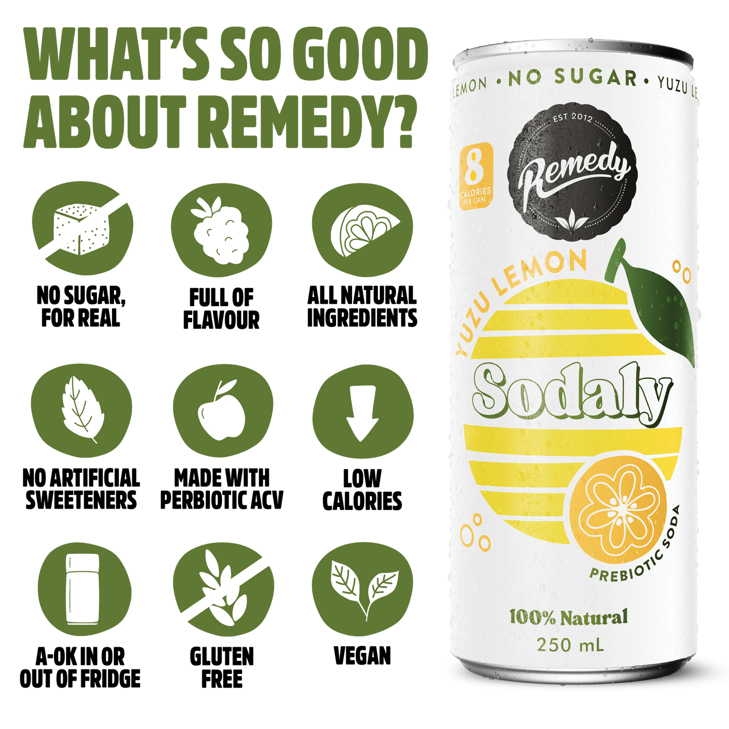 Remedy Sodaly Yuzu Lemon