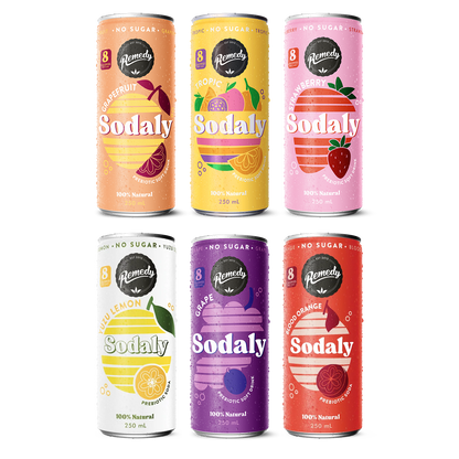 Remedy Sodaly Faves & New Flaves Mixed Case