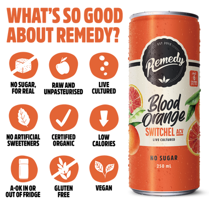 Remedy Switchel ACV Blood Orange