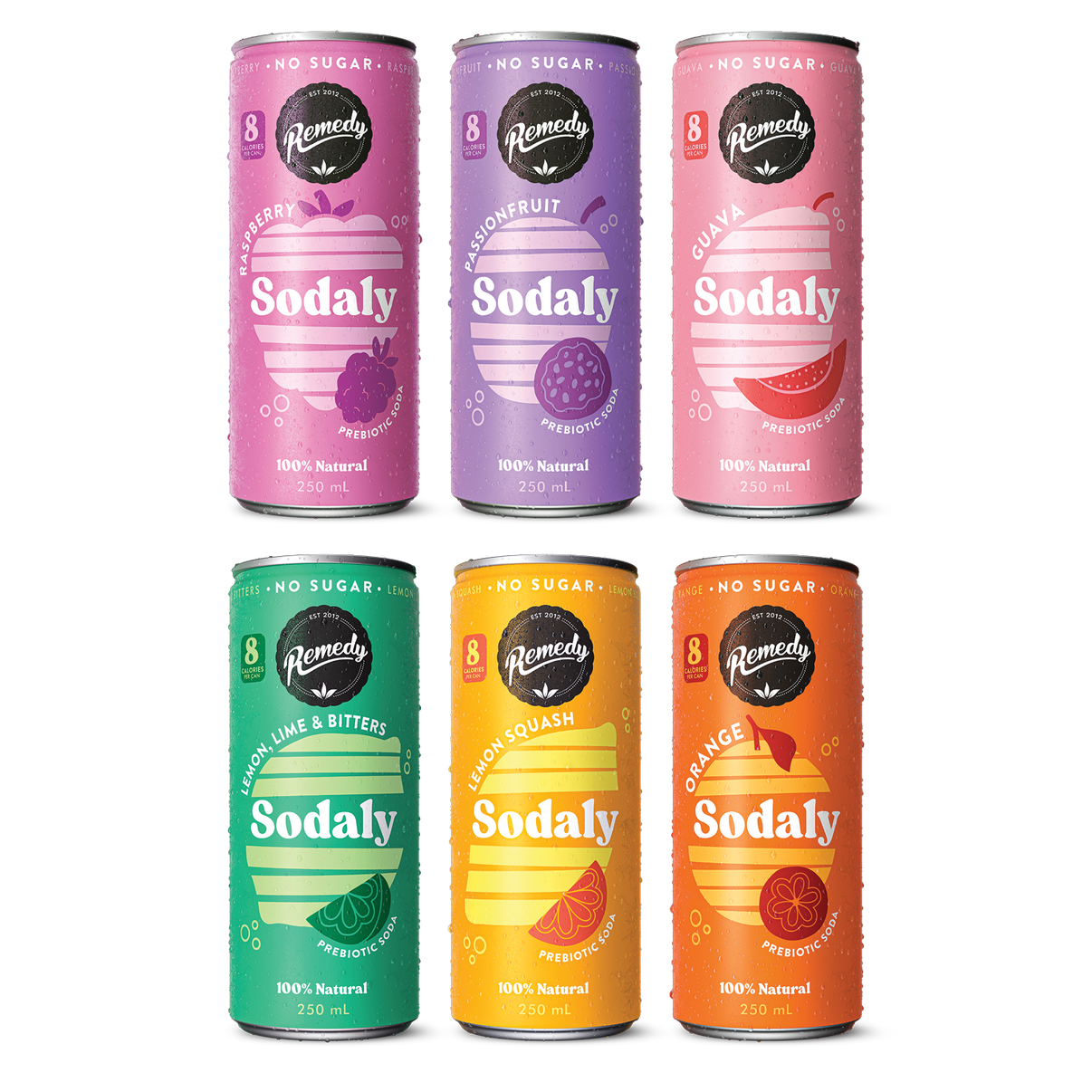 Sodaly Mixed Case Sugar Free Soft Drinks Remedy Drinks